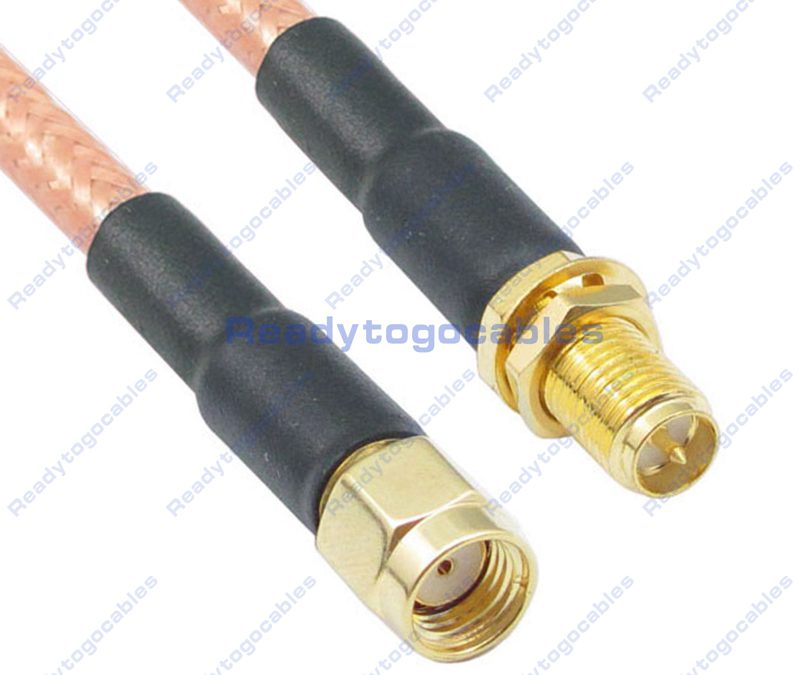 RP SMA Male To RP SMA Female RG142 Cable