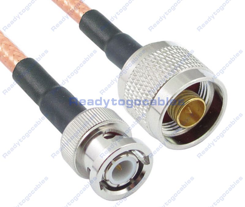 BNC Male To N-TYPE Male RG142 Cable