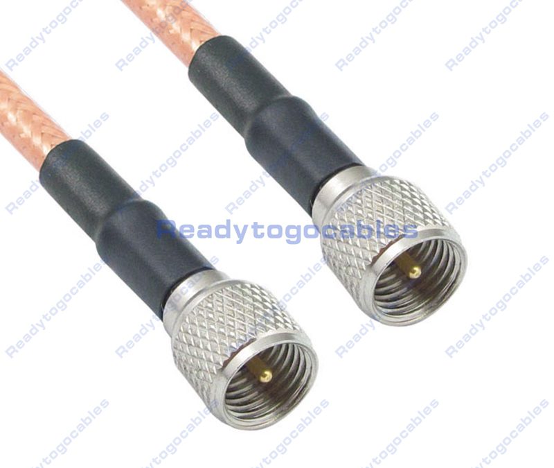 MINI UHF Male To MINI UHF Male RG142 Cable