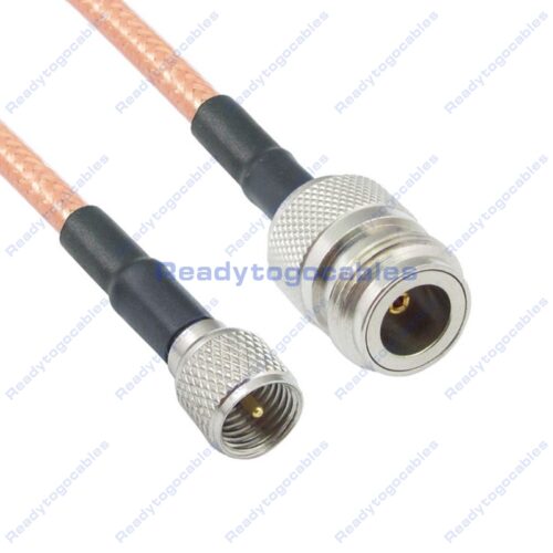 MINI UHF Male To N-TYPE Female RG142 Cable