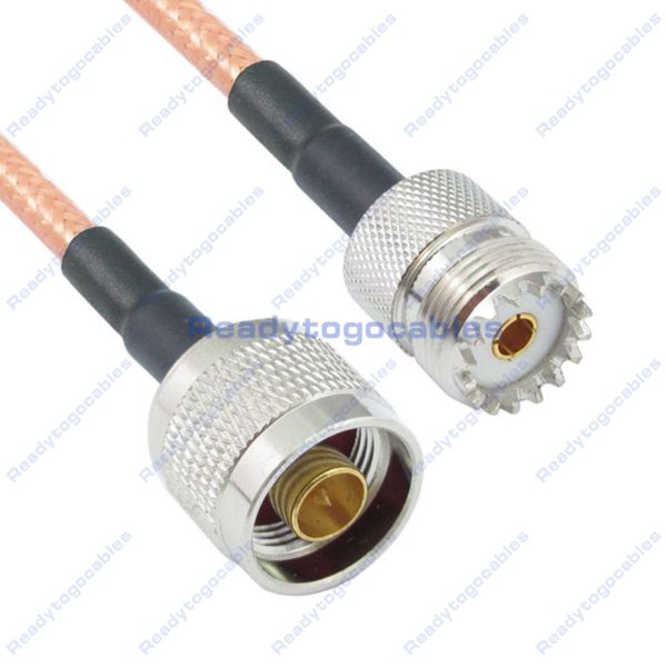 N-TYPE Male To UHF Female SO239 RG142 Cable
