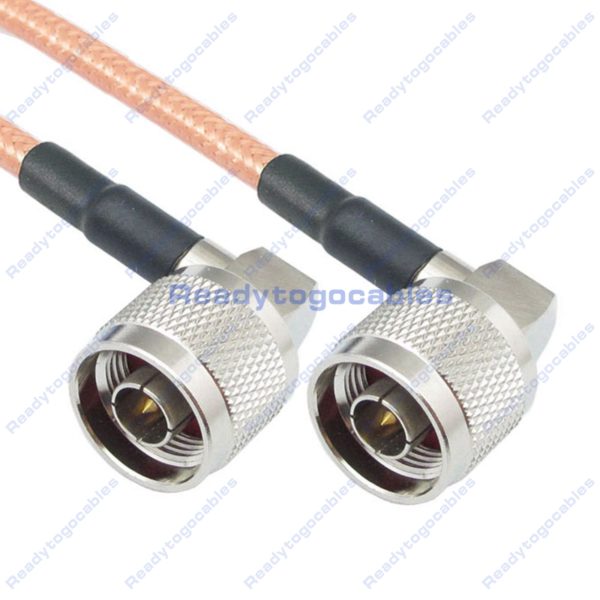 RA N-TYPE Male To RA N-TYPE Male RG142 Cable