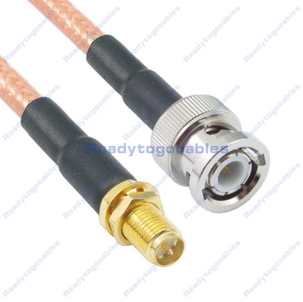 RP SMA Female To BNC Male RG142 Cable