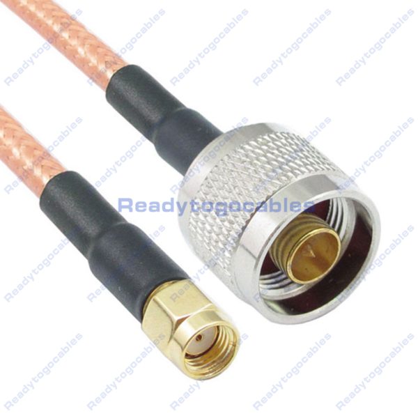 RP SMA Male To N-TYPE Male RG142 Cable