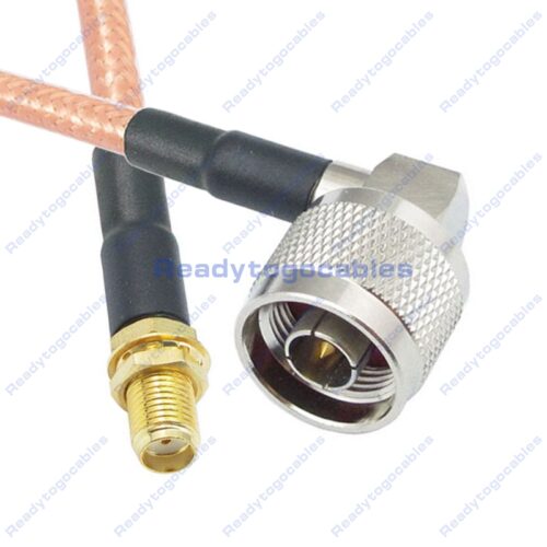 SMA Female To RA N-TYPE Male RG142 Cable