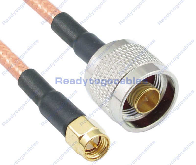 SMA Male To N-TYPE Male RG142 Cable