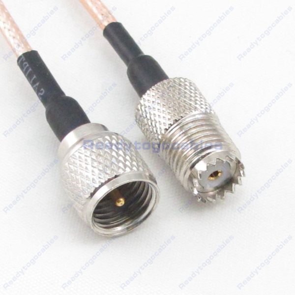 MINI-UHF Male To MINI-UHF Female RG316 Cable