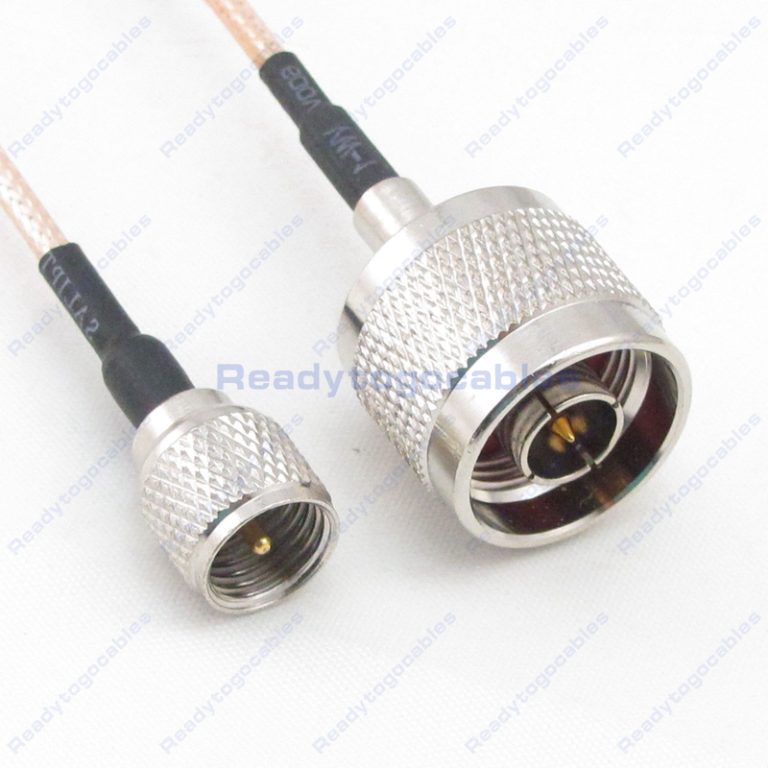 MINI-UHF Male To N-TYPE Male RG316 Cable