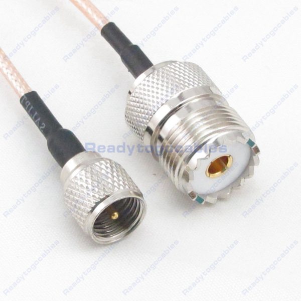 MINI-UHF Male To UHF Female SO239 RG316 Cable