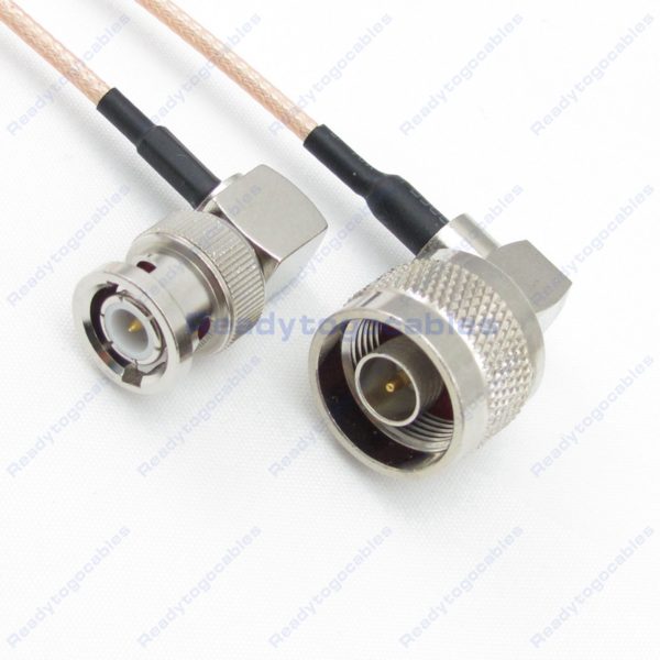 RA N-TYPE Male To RA BNC Male RG316 Cable