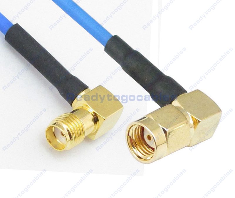 RA SMA Female To RA RP SMA Male RG405 Cable