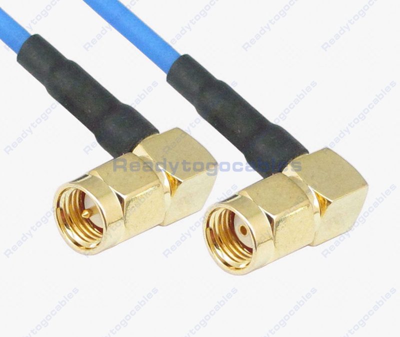 RA SMA Male To RA RP SMA Male RG405 Cable