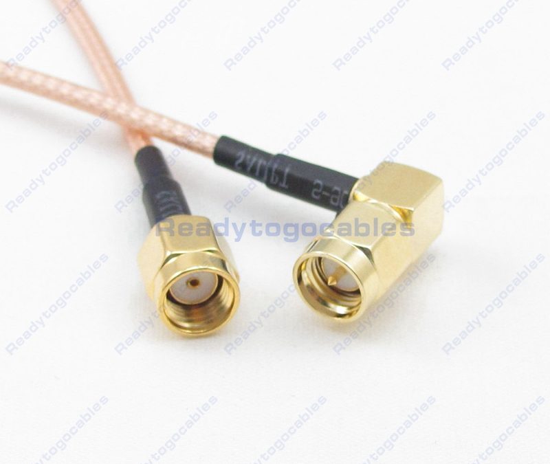 RP SMA Male To RA SMA Male RG316 Cable
