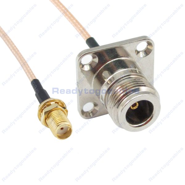 SMA Female To Panel-Mount N-TYPE Female RG316 Cable