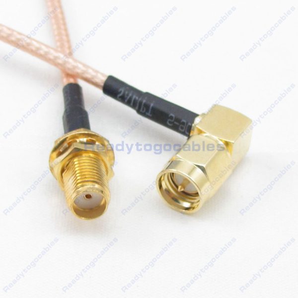 SMA Female To RA SMA Male RG316 Cable