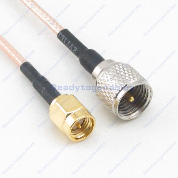 SMA Male To MINI-UHF Male RG316 Cable