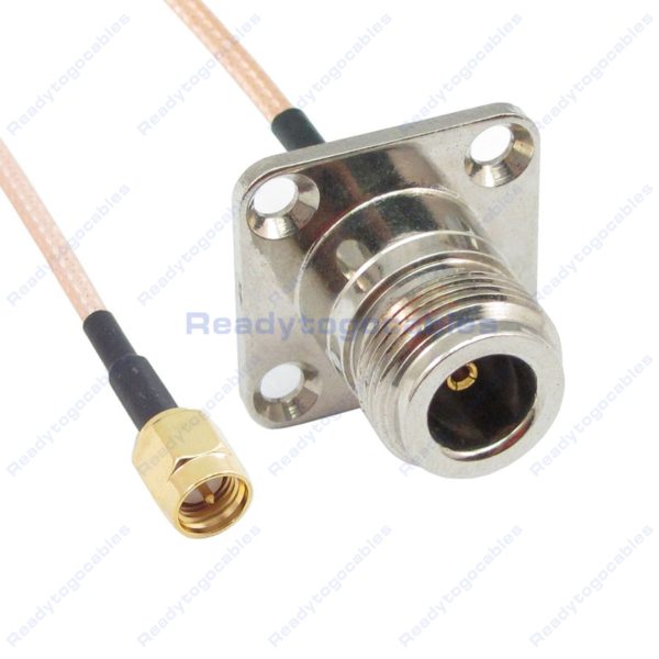 SMA Male To Panel-Mount N-TYPE Female RG316 Cable