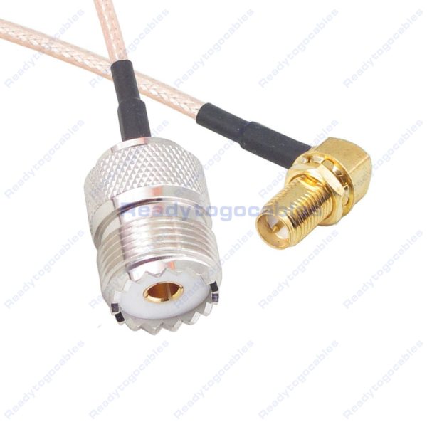 UHF Female SO239 To RA RP SMA Female RG316 Cable
