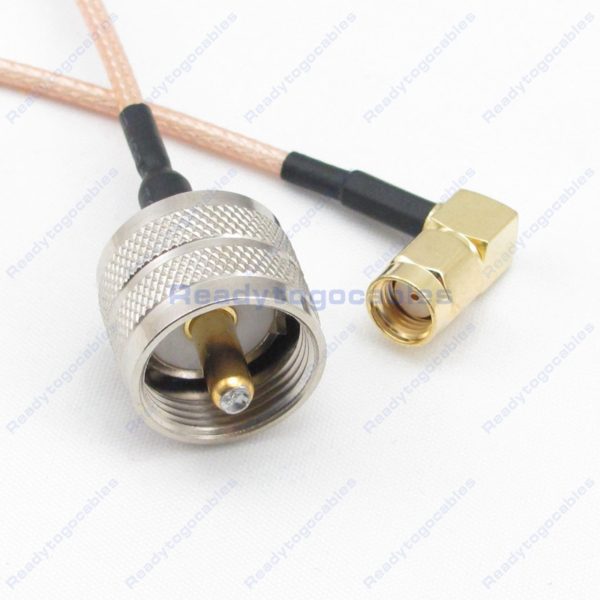 UHF Male PL259 To RA RP SMA Male RG316 Cable