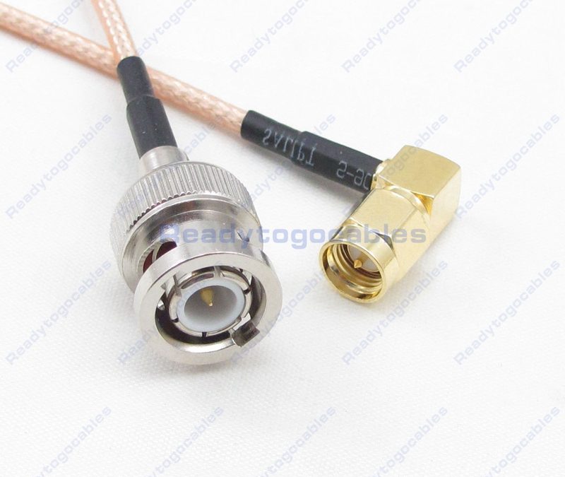 BNC Male To RA SMA Male RG316 Cable