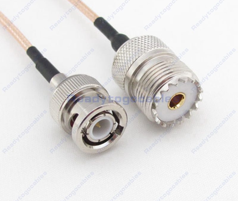 BNC Male To UHF Female SO239 RG316 Cable
