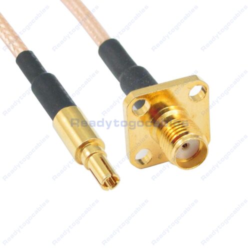 CRC9 Male To Panel-Mount SMA Female RG316 Cable