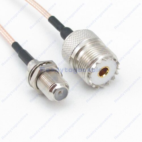 F Female To UHF Female SO239 RG316 Cable