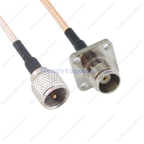 MINI-UHF Male To Panel-Mount TNC Female RG316 Cable