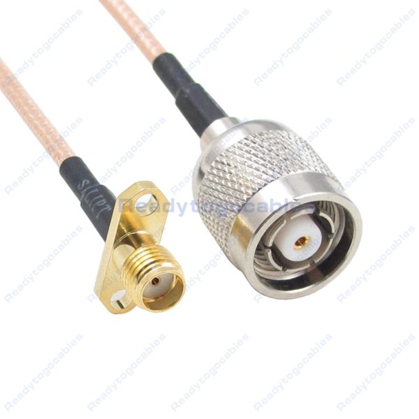 Panel-Mount 2 SMA Female To RP TNC Male RG316 Cable