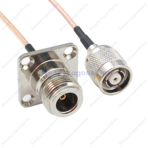 Panel-Mount N-TYPE Female To RP TNC Male RG316 Cable