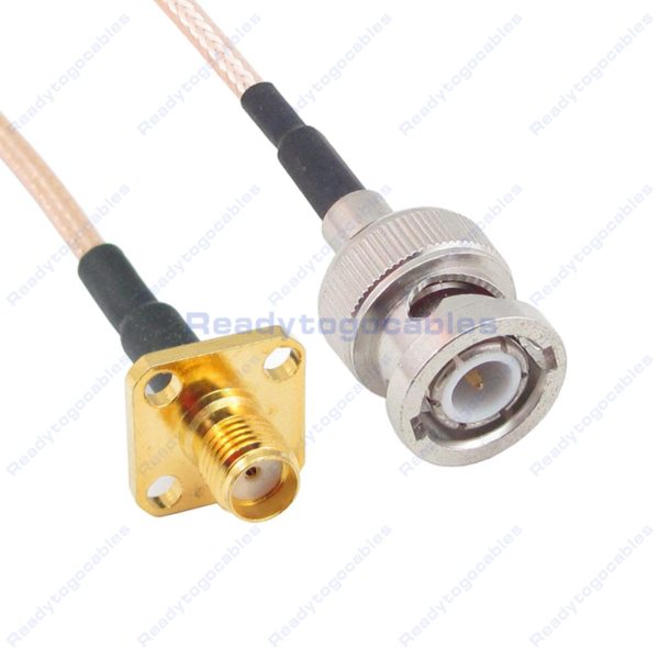 Panel-Mount SMA Female To BNC Male RG316 Cable