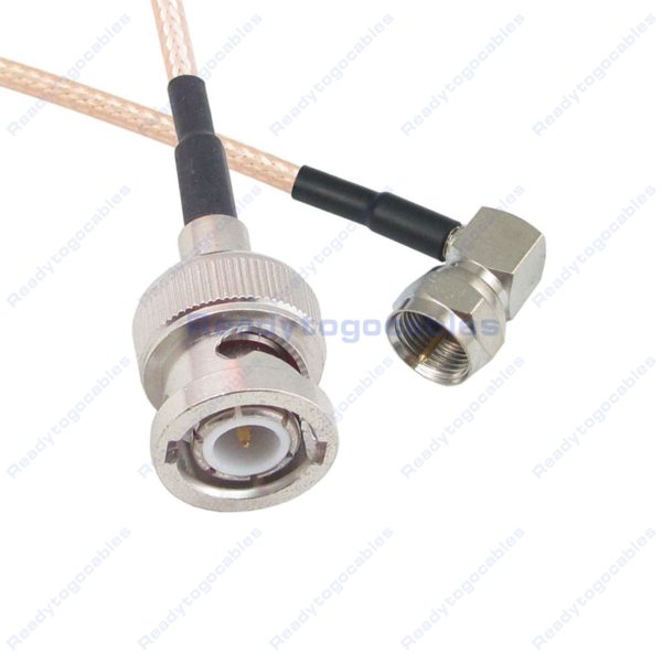 RA F Male To BNC Male RG316 Cable