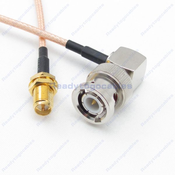 RP SMA Female To RA BNC Male RG316 Cable