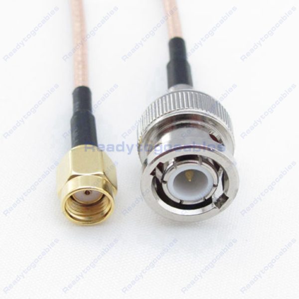 RP SMA Male To BNC Male RG316 Cable