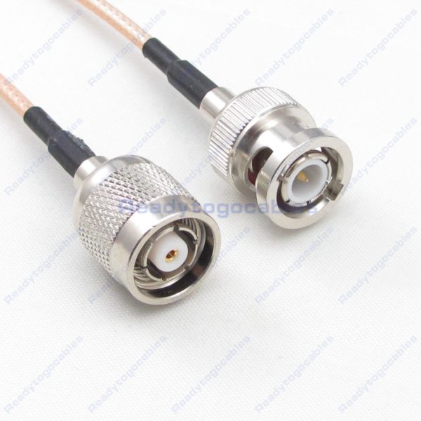 RP TNC Male To BNC Male RG316 Cable