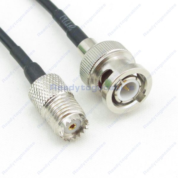 BNC Male To MINI-UHF Female RG174 Cable