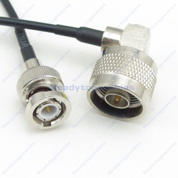 BNC Male To RA N-TYPE Male RG174 Cable
