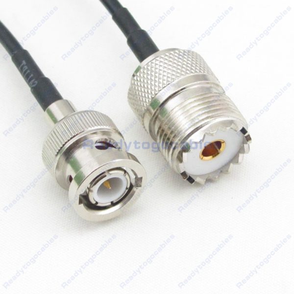 BNC Male To UHF Female SO239 RG174 Cable
