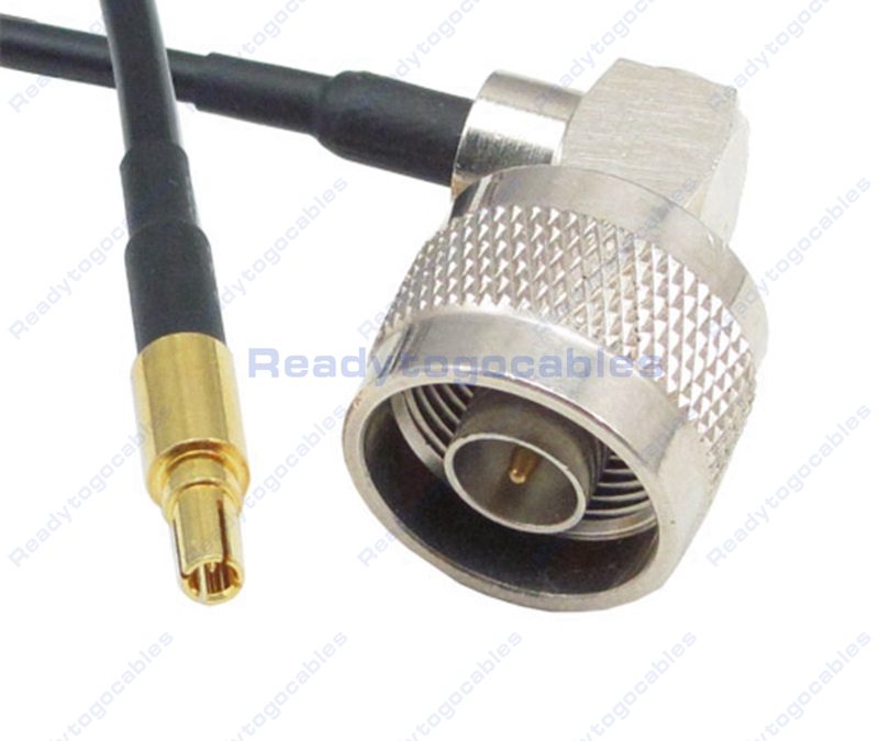 CRC9 Male To RA N-TYPE Male RG174 Cable