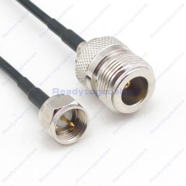 F Male To N-TYPE Female RG174 Cable