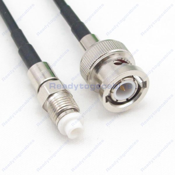 FME Female To BNC Male RG174 Cable