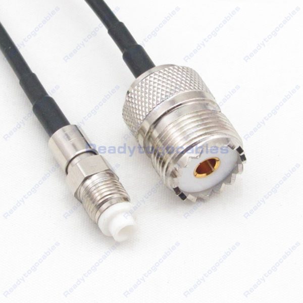 FME Female To UHF Female SO239 RG174 Cable