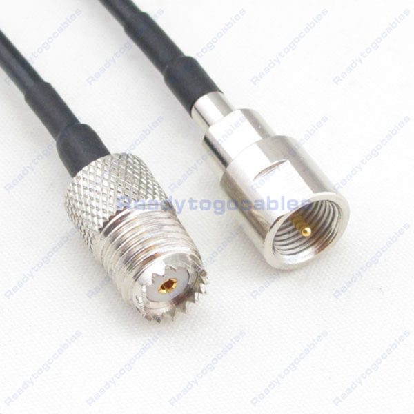 FME Male To MINI-UHF Female RG174 Cable