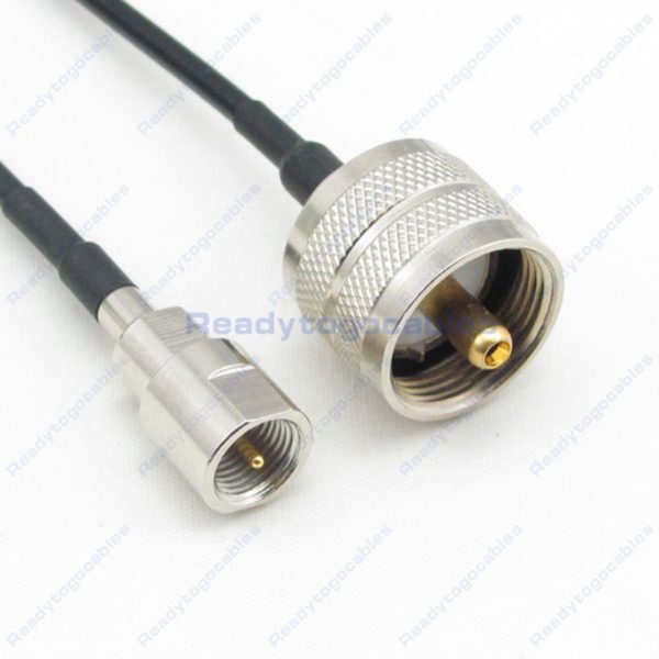 FME Male To UHF Male PL259 RG174 Cable