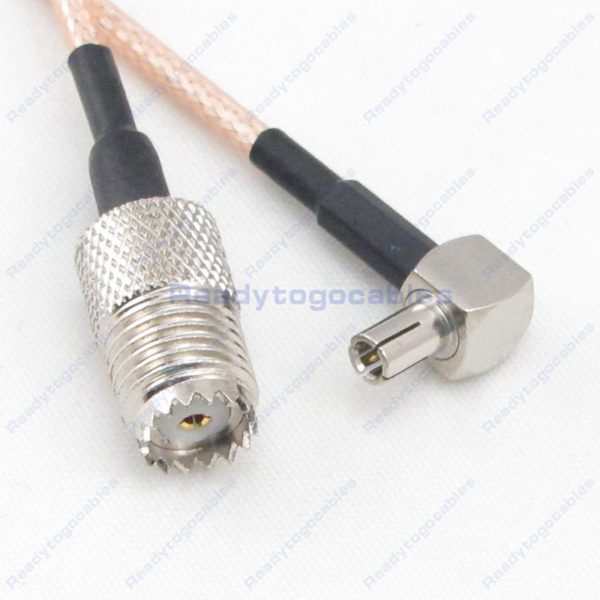MINI-UHF Female To RA TS9 Male RG316 Cable