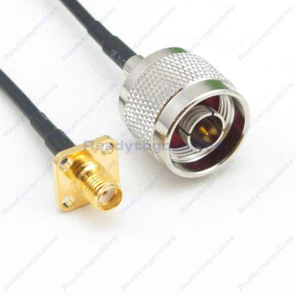 Panel-Mount SMA Female To N-TYPE Male RG174 Cable