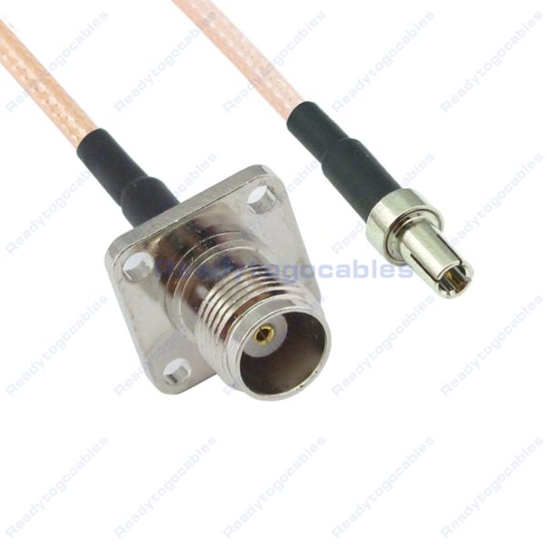 Panel-Mount TNC Female To TS9 Male RG316 Cable