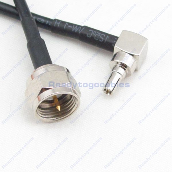 RA CRC9 Male To F Male RG174 Cable