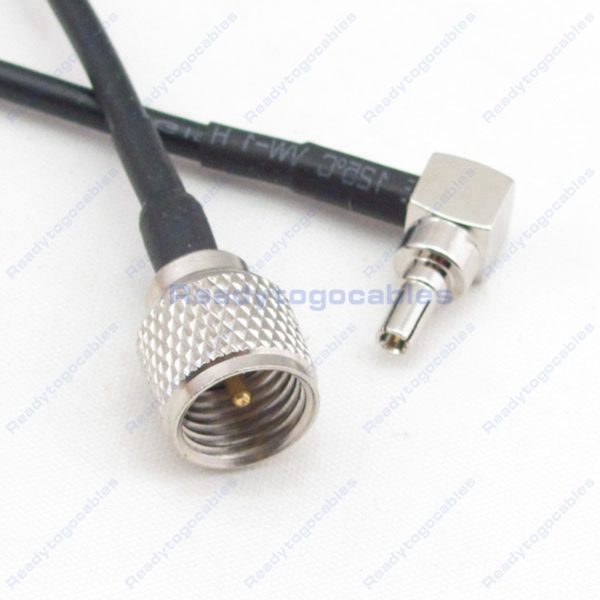 RA CRC9 Male To MINI-UHF Male RG174 Cable