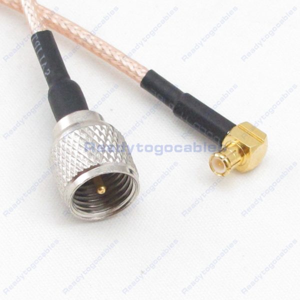 RA MCX Male To MINI-UHF Male RG316 Cable